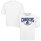 Vancouver Canucks Levelwear Luxe Signature Knit T-Shirt - White | NHL sale