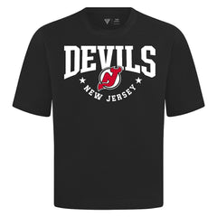 New Jersey Devils Levelwear Luxe Signature Knit T-Shirt - Black | NHL discount