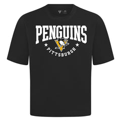 Pittsburgh Penguins Levelwear Luxe Signature Knit T-Shirt - Black | NHL near me