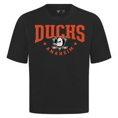 Anaheim Ducks Levelwear Luxe Signature Knit T-Shirt - Black | NHL Lifestyle