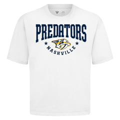 Nashville Predators Levelwear Luxe Signature Knit T-Shirt - White | NHL discount