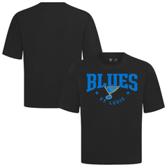 St. Louis Blues Levelwear Luxe Signature Knit T-Shirt - Black | NHL online