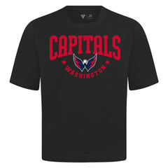 Washington Capitals Levelwear Luxe Signature Knit T-Shirt - Black | NHL online