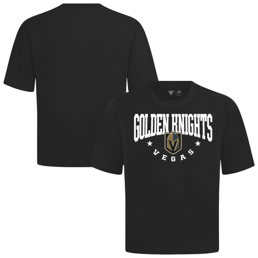 Vegas Golden Knights Levelwear Luxe Signature Knit T-Shirt - Black | NHL near me