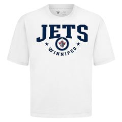 Winnipeg Jets Levelwear Luxe Signature Knit T-Shirt - White | NHL on sale