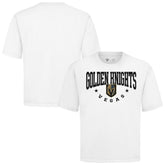 Vegas Golden Knights Levelwear Luxe Signature Knit T-Shirt - White | NHL Clearance