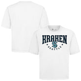 Seattle Kraken Levelwear Luxe Signature Knit T-Shirt - White | NHL Lifestyle