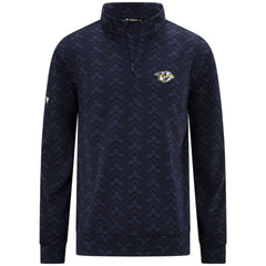 Nashville Predators Levelwear Chameleon Quarter-Zip Sweatshirt - Navy | NHL Lifestyle