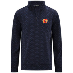 Calgary Flames Levelwear Chameleon Quarter-Zip Sweatshirt - Navy | NHL on sale