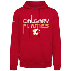 Calgary Flames Levelwear Podium Lanes Hoodie - Red | NHL Lifestyle