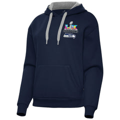 Seattle Seahawks Antigua Women's Super Bowl LX Champions Victory Hoodie - College Navy - NFL