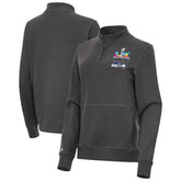 Seattle Seahawks Antigua Women's Super Bowl LX Champions Crush Quarter-Zip Pullover - Charcoal - NFL