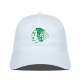 Chicago Blackhawks Levelwear Matrix Patch Adjustable Hat - White | NHL on sale