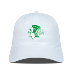 Chicago Blackhawks Levelwear Matrix Patch Adjustable Hat - White | NHL on sale