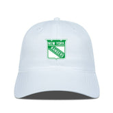 New York Rangers Levelwear Matrix Patch Adjustable Hat - White | NHL Clearance
