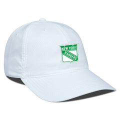New York Rangers Levelwear Matrix Patch Adjustable Hat - White | NHL Clearance