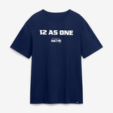 Seattle Seahawks Super Bowl LX 12 as One T-Shirt - College Navy - NFL
