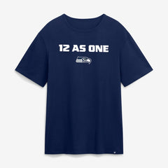 Seattle Seahawks Super Bowl LX 12 as One T-Shirt - College Navy - NFL
