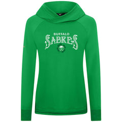 Buffalo Sabres Levelwear Women's St. Patrick's Day Slender Raglan Hoodie - Kelly Green | NHL online