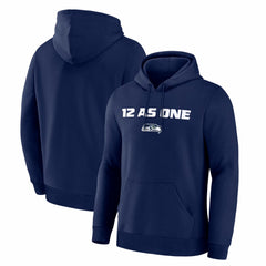 Seattle Seahawks Super Bowl LX 12 as One Hoodie - College Navy - NFL