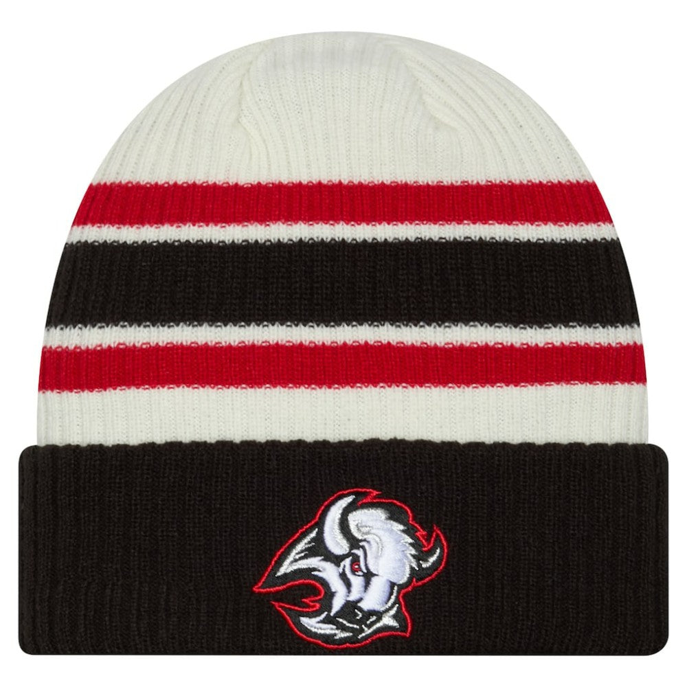 Buffalo Sabres New Era Vintage Cuffed Knit Hat - Cream/Black | New Era online