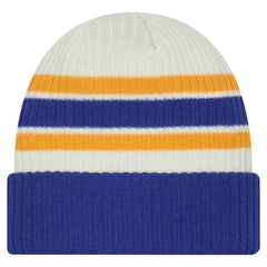 Buffalo Sabres New Era Vintage Cuffed Knit Hat - Cream/Royal | New Era sale