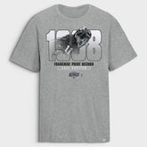 Anze Kopitar Los Angeles Kings Franchise Points Record T-Shirt - Gray | NHL Lifestyle