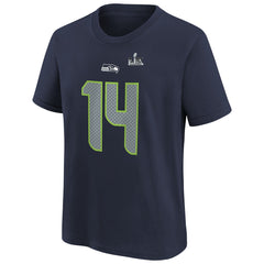 Sam Darnold Seattle Seahawks Youth Super Bowl LX Name & Number T-Shirt - College Navy - Nike