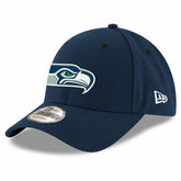 Seattle Seahawks New Era Youth 9FORTY Adjustable Hat - College Navy - NFL