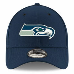 Seattle Seahawks New Era Youth 9FORTY Adjustable Hat - College Navy - NFL