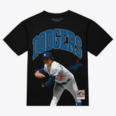 Fernando Valenzuela Los Angeles Dodgers Mitchell & Ness Photo Arch Player Graphic T-Shirt Near Me