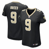 Drew Brees New Orleans Saints Women's Team Game Jersey - Black - Nike