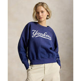 Yankees Polo Ralph Lauren Women's Vintage Knit Sweatshirt Outlet