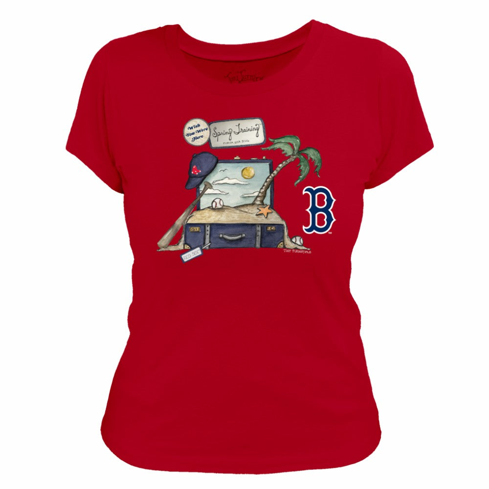 Boston Red Sox Tiny Turnip Women's 2026 Spring Training T-Shirt Sale
