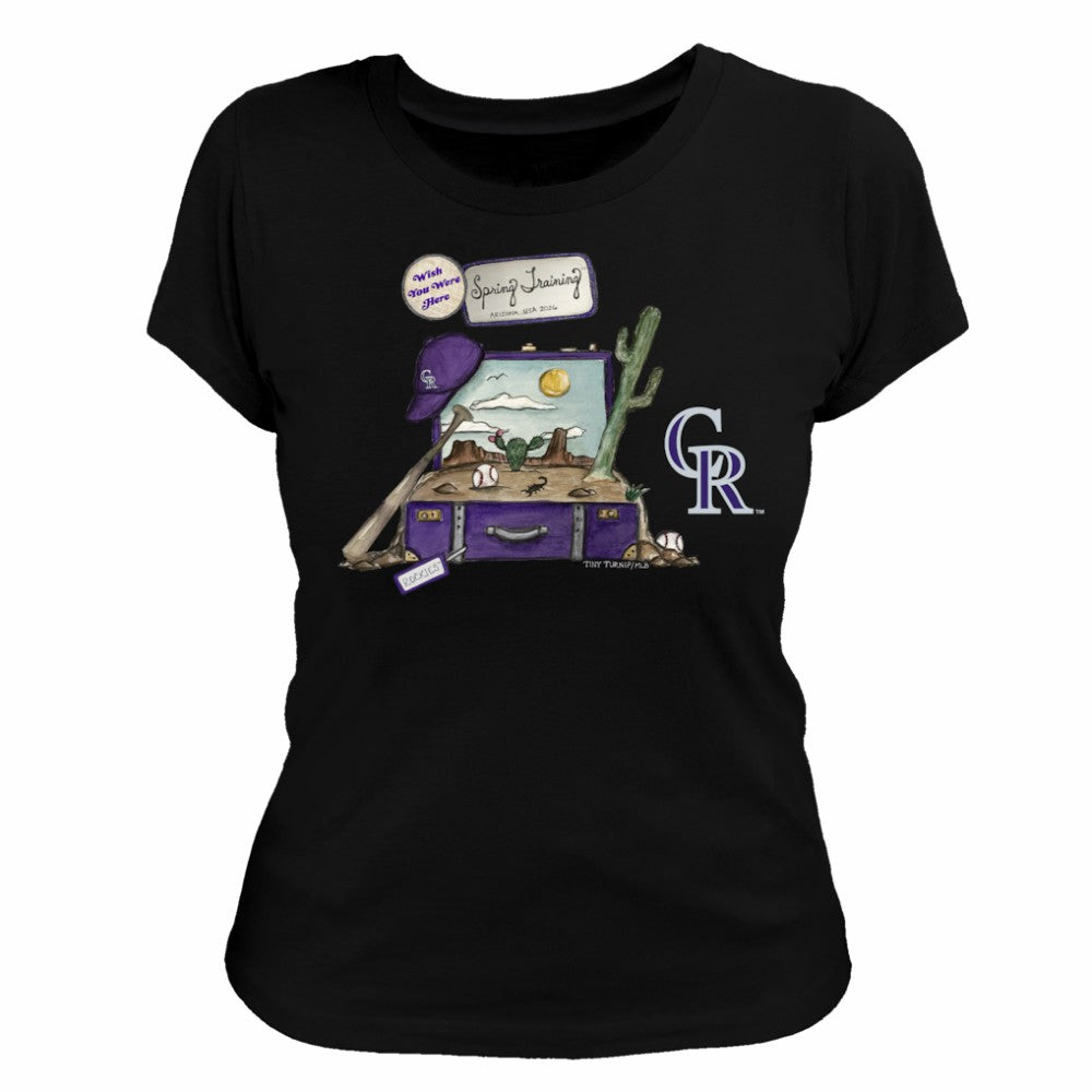Colorado Rockies Tiny Turnip Women's 2026 Spring Training T-Shirt Online