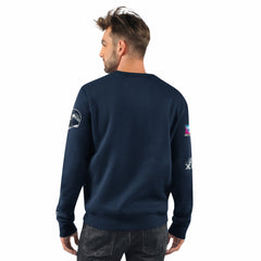 Seattle Seahawks Starter Two-Time Super Bowl Champions Classic Fleece Sweatshirt - College Navy - NFL