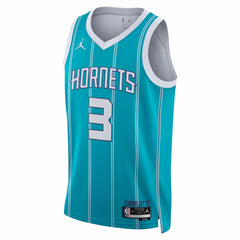 Coby White Charlotte Hornets Jordan Brand Unisex Swingman Jersey Icon Edition Teal