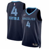 Nike Walter Clayton Jr. Memphis Grizzlies Unisex Swingman Jersey Icon Edition Navy