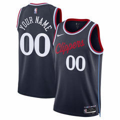 Nike LA Clippers Unisex Swingman Custom Jersey Icon Edition Navy