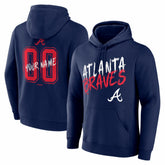 Atlanta Braves Hustle Personalized Name & Number Hoodie Sale