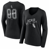 Chicago White Sox Women's Hustle Personalized Name & Number Long Sleeve V-Neck T-Shirt Near Me
