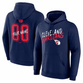 Cleveland Guardians Hustle Personalized Name & Number Hoodie Discount