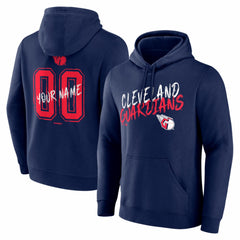 Cleveland Guardians Hustle Personalized Name & Number Hoodie Discount
