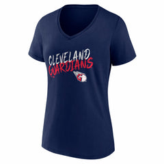 Cleveland Guardians Women's Hustle Personalized Name & Number V-Neck T-Shirt Online