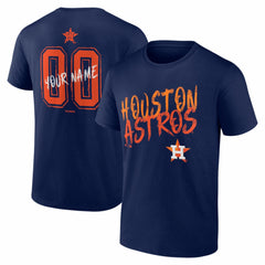 Houston Astros Hustle Personalized Name & Number T-Shirt Online