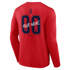 Los Angeles Angels Hustle Personalized Name & Number Long Sleeve T-Shirt Near Me