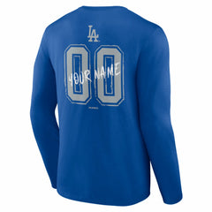 Los Angeles Dodgers Hustle Personalized Name & Number Long Sleeve T-Shirt Online