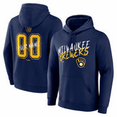 Milwaukee Brewers Hustle Personalized Name & Number Hoodie Sale