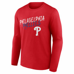 Philadelphia Phillies Hustle Personalized Name & Number Long Sleeve T-Shirt Discount