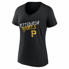 Pittsburgh Pirates Women's Hustle Personalized Name & Number V-Neck T-Shirt Near Me